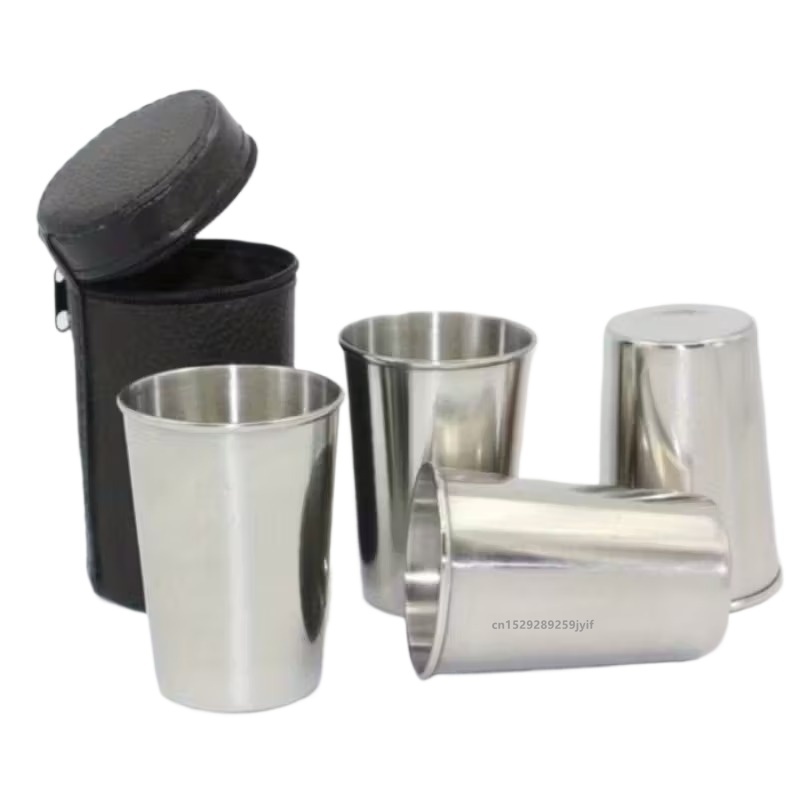 Beer Flight Set - مجموعة من 4 أكواب صغيرة للشرب