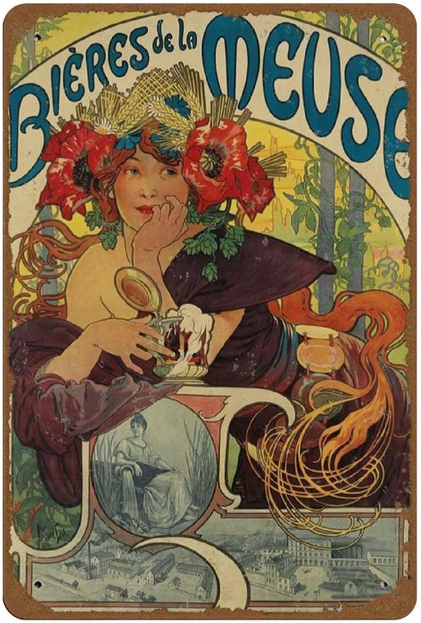Wine Beer And Spirits - بيرة دي لا موز فرنسا 1897