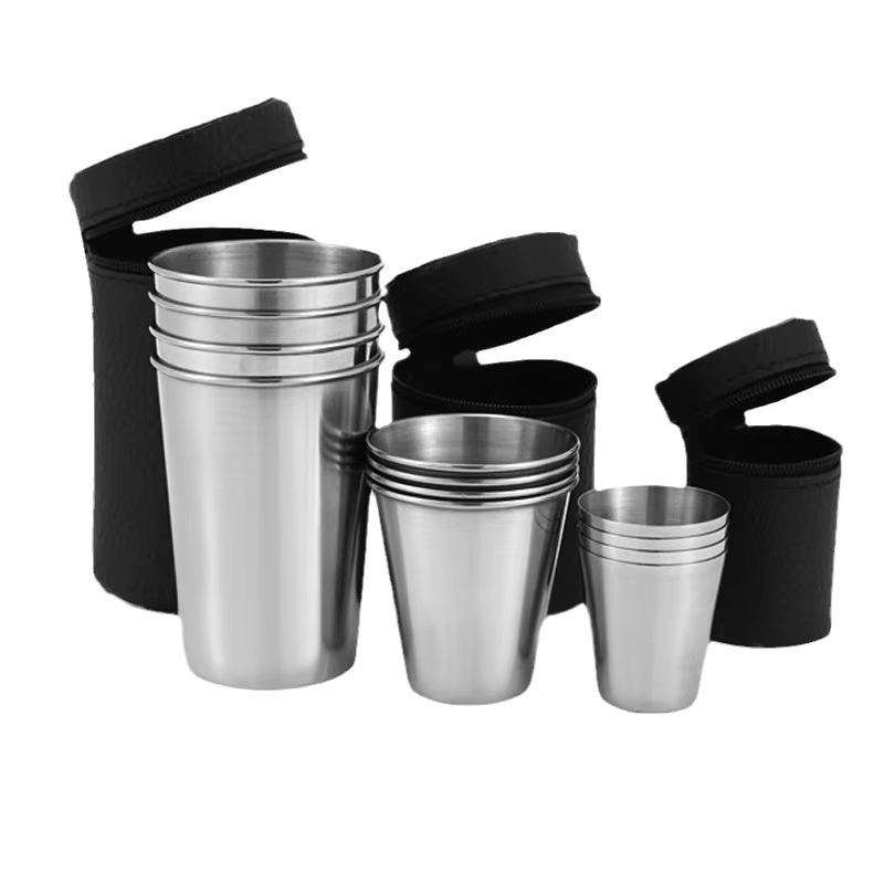 Beer Flight Set - أكواب من الفولاذ المقاوم للصدأ مجموعة