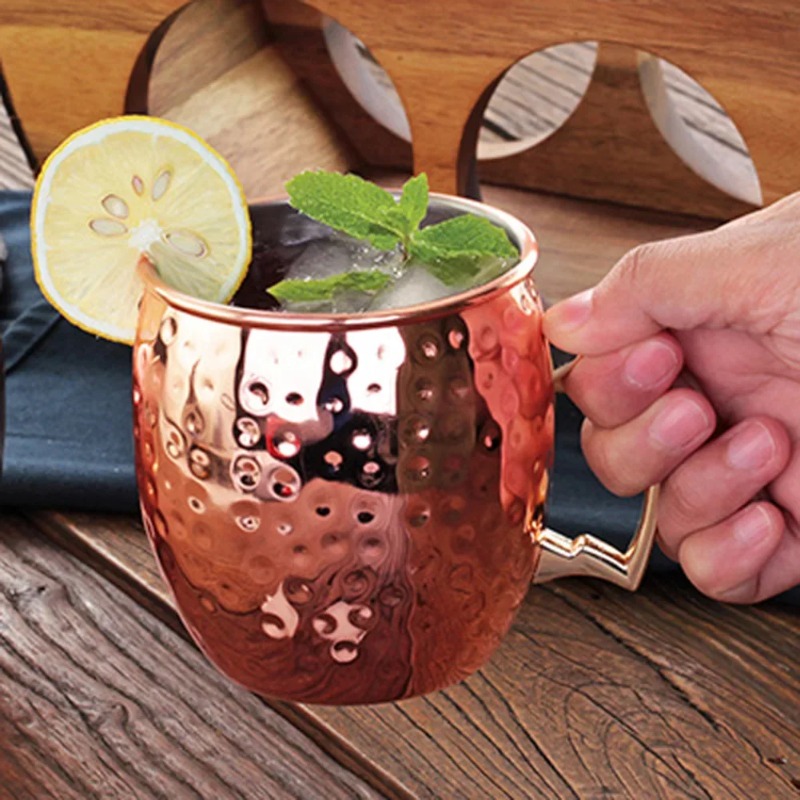 1-6 قطع أكواب كوكتيل نحاسية مط - مراجعة Wine Beer Coffee وسعره