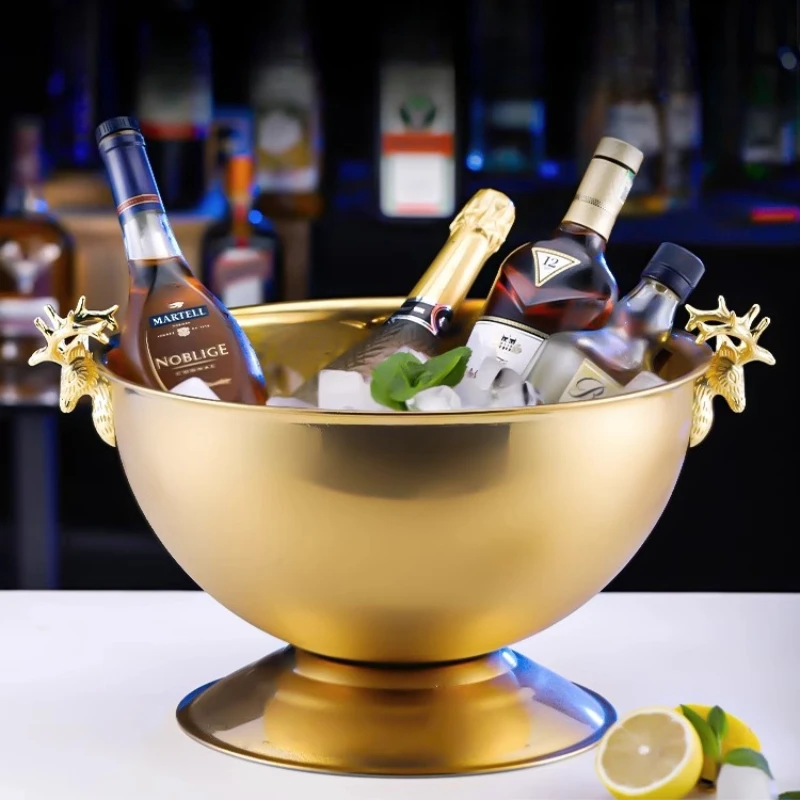 وعاء ثلج من الفولاذ المقاوم لل - مراجعة Wine Beer Champagne وسعره