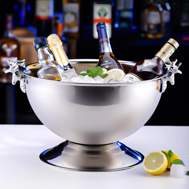 وعاء ثلج من الفولاذ المقاوم لل - مراجعة Wine Beer Champagne وسعره