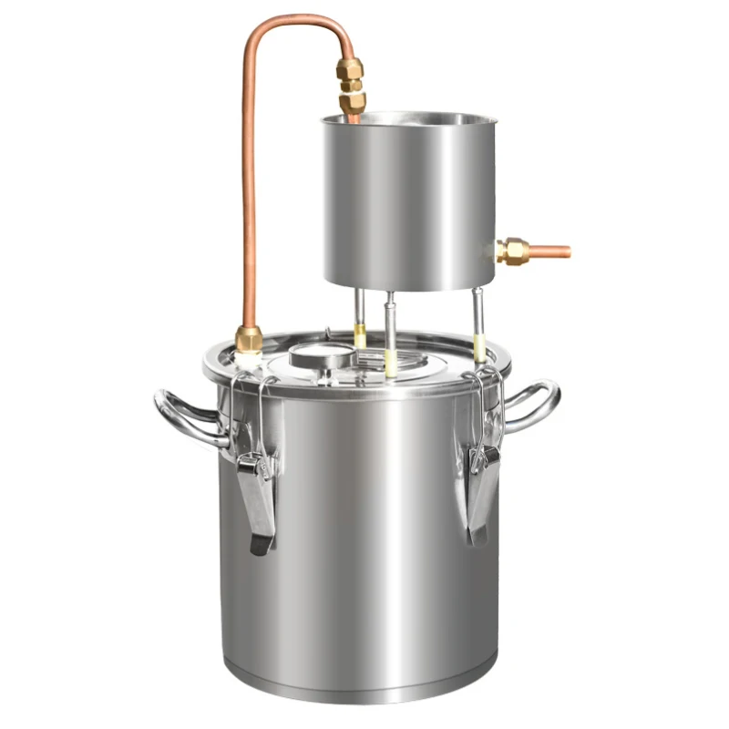 DIY معدات تخمير البيرة Moonshi - مراجعة Wine Beer Distillation وسعره