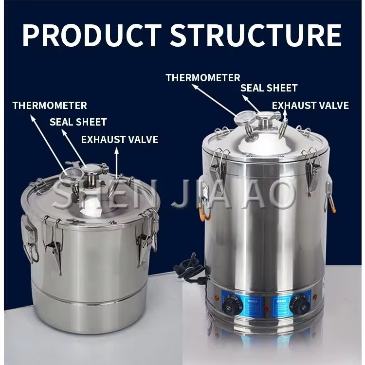 جهاز تقطير كحول من الفولاذ الم - مراجعة Wine Beer Distillation وسعره