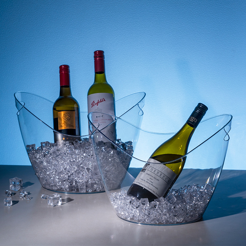 وعاء ثلج شفاف من الأكريليك على - مراجعة Wine Beer Champagne وسعره