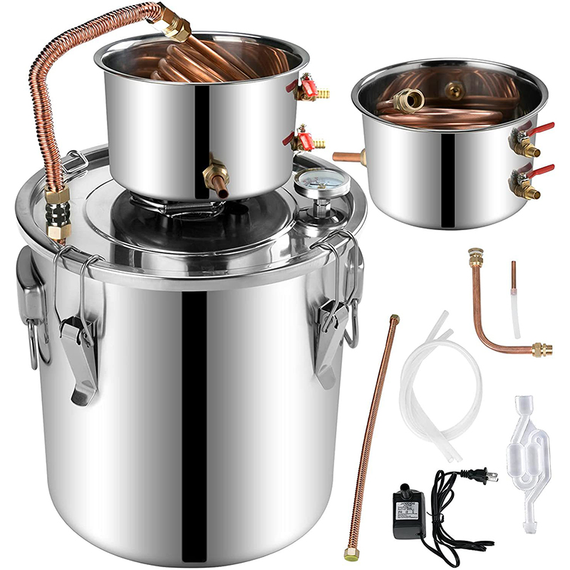 30L/50L الكحول تخمير المقطر لت - مراجعة Wine Beer Distillation وسعره